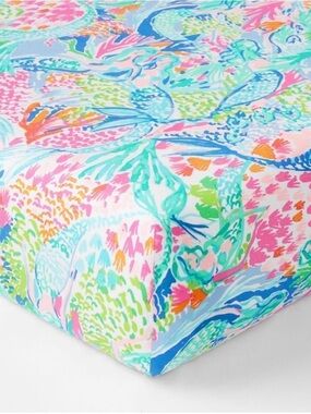 Lilly Pulitzer x Pottery Barn Kids Mermaid's Cove Full Size Sheet Set